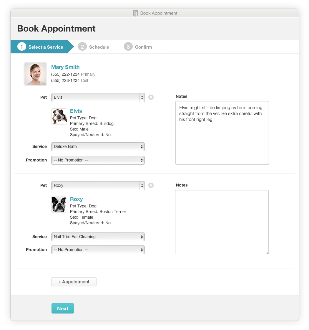 Web Based Appointment Scheduling